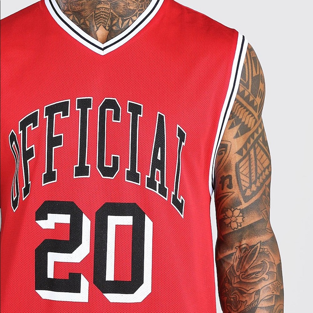 Boohoo Official Basketball Tank